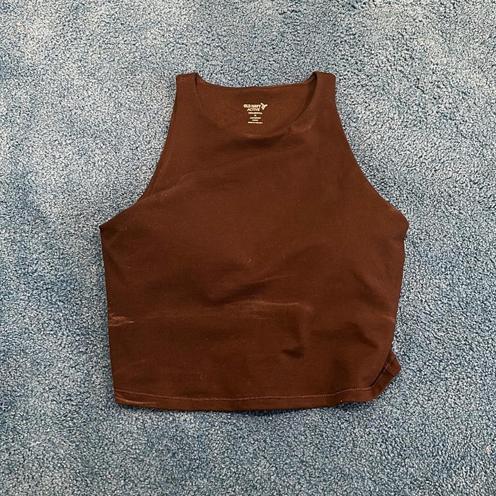 Black aligned tank